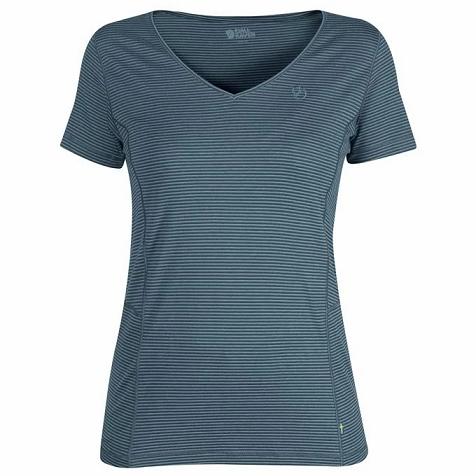 Fjallraven Tilbud T-Shirt Dame Abisko Mørkeblå PXKC07563